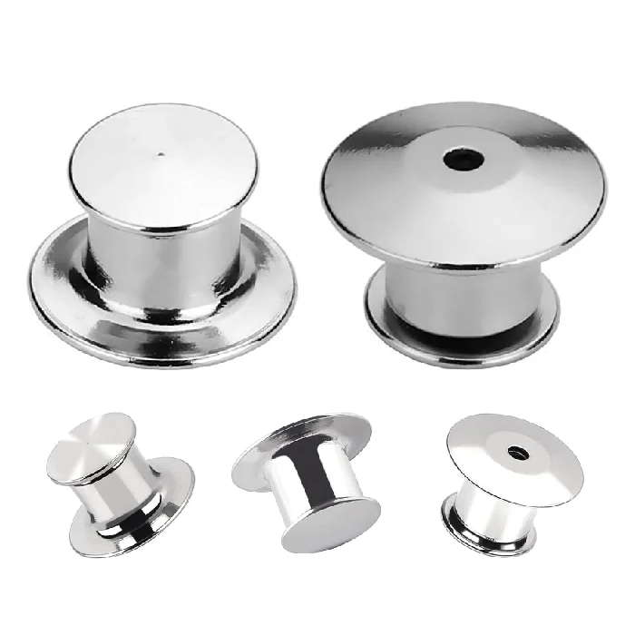 Metal Pin Locks Back Locking Pin Keepers Clasp Jewelry Making Pin Backs