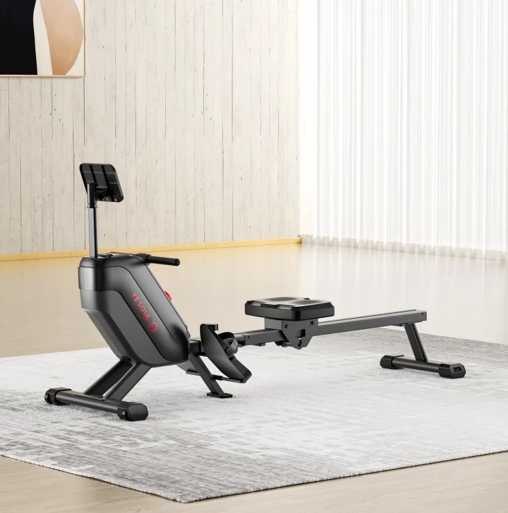 Rowing Machine Yesoul Zwift Kinomap App Compatible, Magnetic Rower Machine for Home,  100 Levels of Quiet Resistance