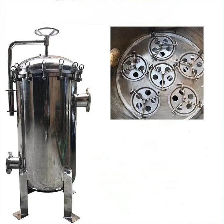 food grade stainless steel 304 /316L bag filter housing for honey coconut oil peanut oil