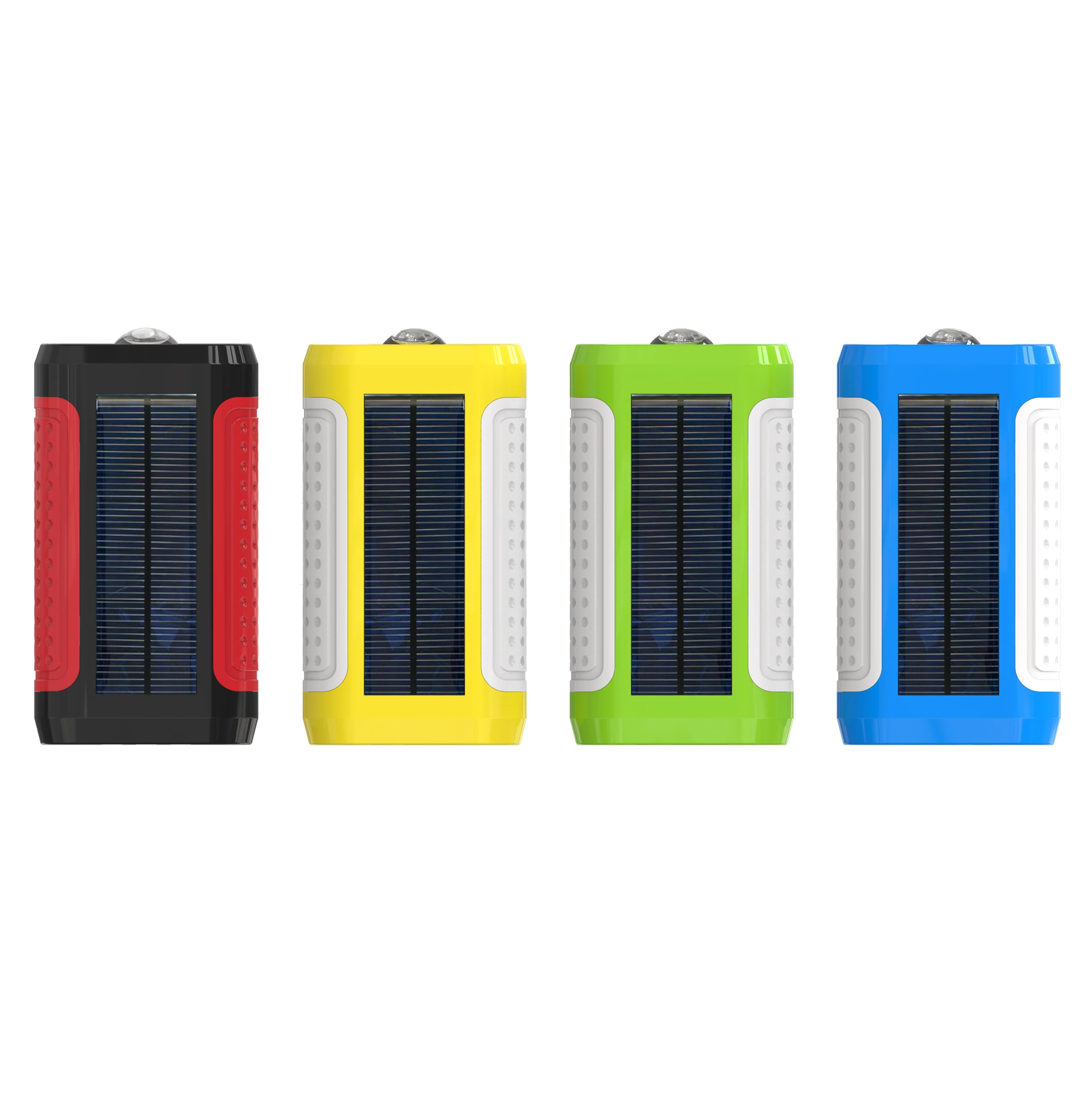 Waterproof Solar Power Bank 20000mah Solar Charger Waterproof 10000mah 8000mah Portable  Power Bank  With LED Light