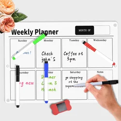 Custom Print Calendar Acrylic Dry Erase Board Customized Picture Calendar