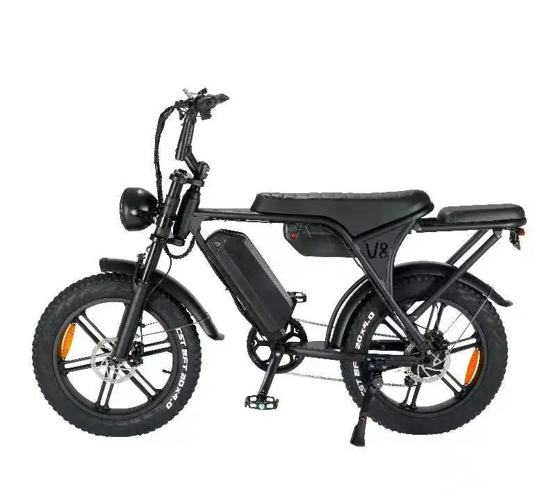 20 inch Electric Bicycles V8 Fatbike 30Ah Electric Fat Tyre Ebike 750W 48V Electric Bike 45KM/H 50KM/H E-bikes