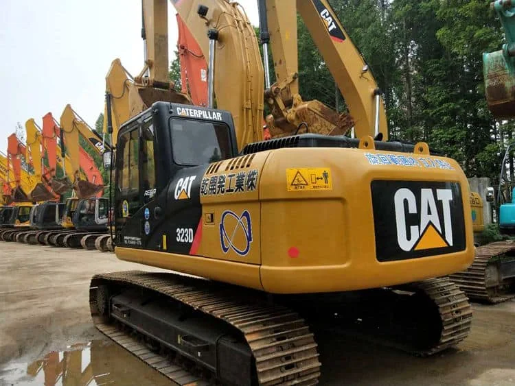 Hot selling good performance small displacement heavy duty used Cat 323D hydraulic crawler caterpillar excavator for sale