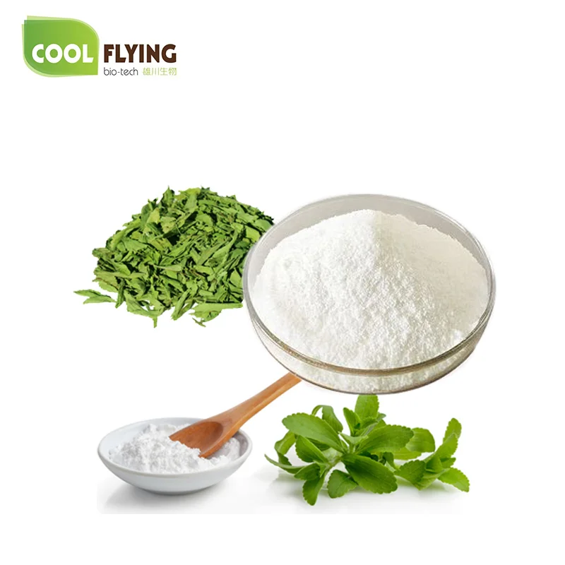 
Best Quality Organic Pure Stevia Leaf Extract 95% Reudioside Powder CAS/57817-89-7 