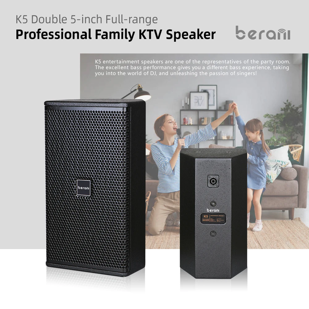 K5 Wholesale Products Professional Dual 5 Inch Indoor Speakers For Conference Rooms Home Karaoke And Classrooms