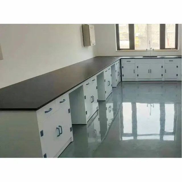 
Chemical Resistant Polypropylene Material Lab Worktable For Chemistry Laboratory Furniture 