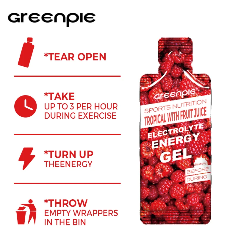Greenpie Electrolytes Sports Nutrition Drink Supplement Workout Polymer Electrolyte Energy Gel