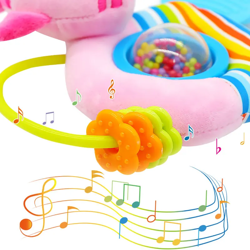 Мягкий мультяшный слон Кот плюшевый мягкий детский ручной звонок кольцо игрушка ручной встряхивание погремушка игрушки с прорезывателем