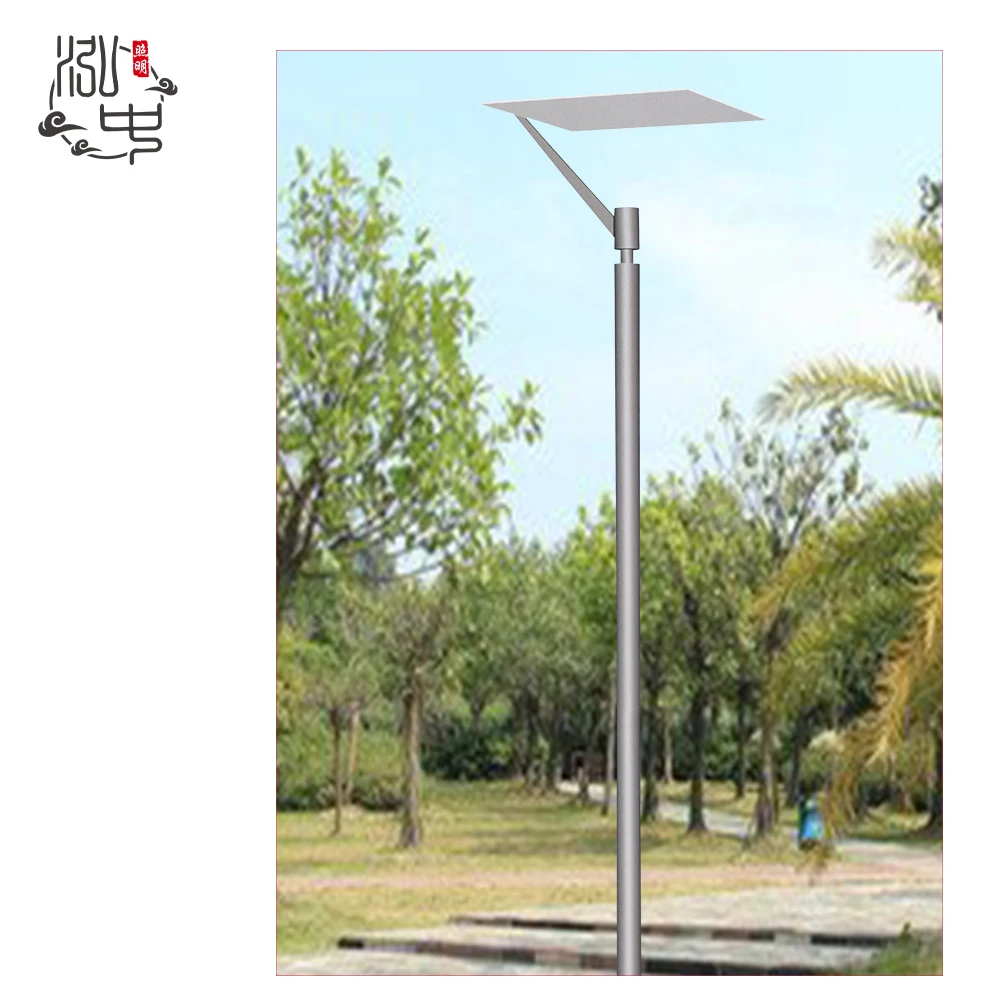Outdoor Park Grass Landscape 3m3.5m40w60w Cylindrical Pole Reflector Garden Light LED Garden Street Light