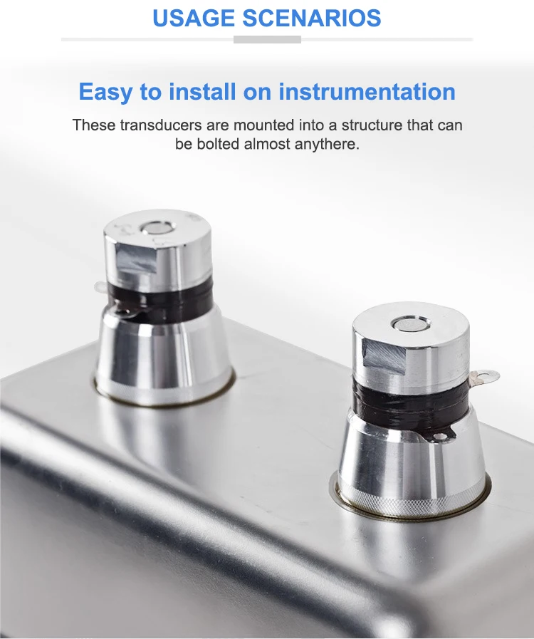 40khz 50w/60w Low Frequency Ultrasonic Piezoelectric Transducers For Ultrasonic Cleaning Machine Ultrasonic Cleaner
