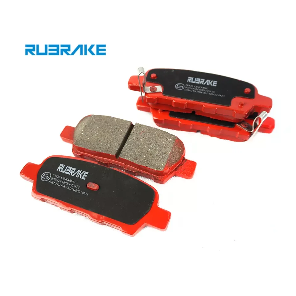 RUBRAKE D905 new products auto ceramic car brake pads padded discs weight spares part parting brand for A4 Quattro 2003-2004