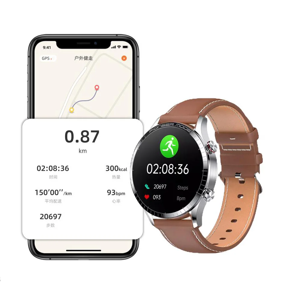 Linwear оптовая продажа Rohs Смарт-часы LA23 Amoled дисплей BT сенсорные часы