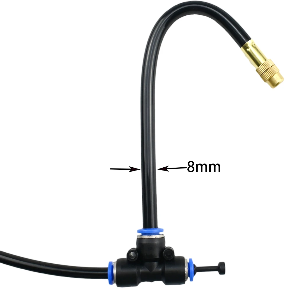 Free Bending Nozzles For Outdoor Garden Water Sprayer Patio Misting Tube Length 20CM/30CM/50CM Pack 5 Pcs