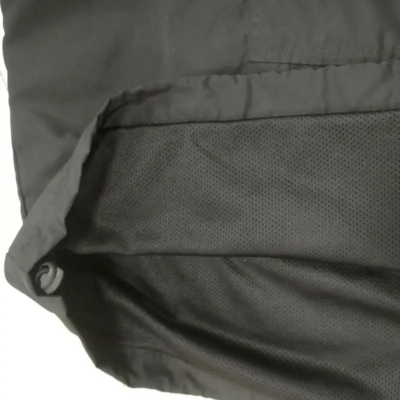 Mens Plain Jackets Screen Printing Logo Black Oem Print Half Zip Nylon Pullover Hoodie Custom Windbreaker Jacket