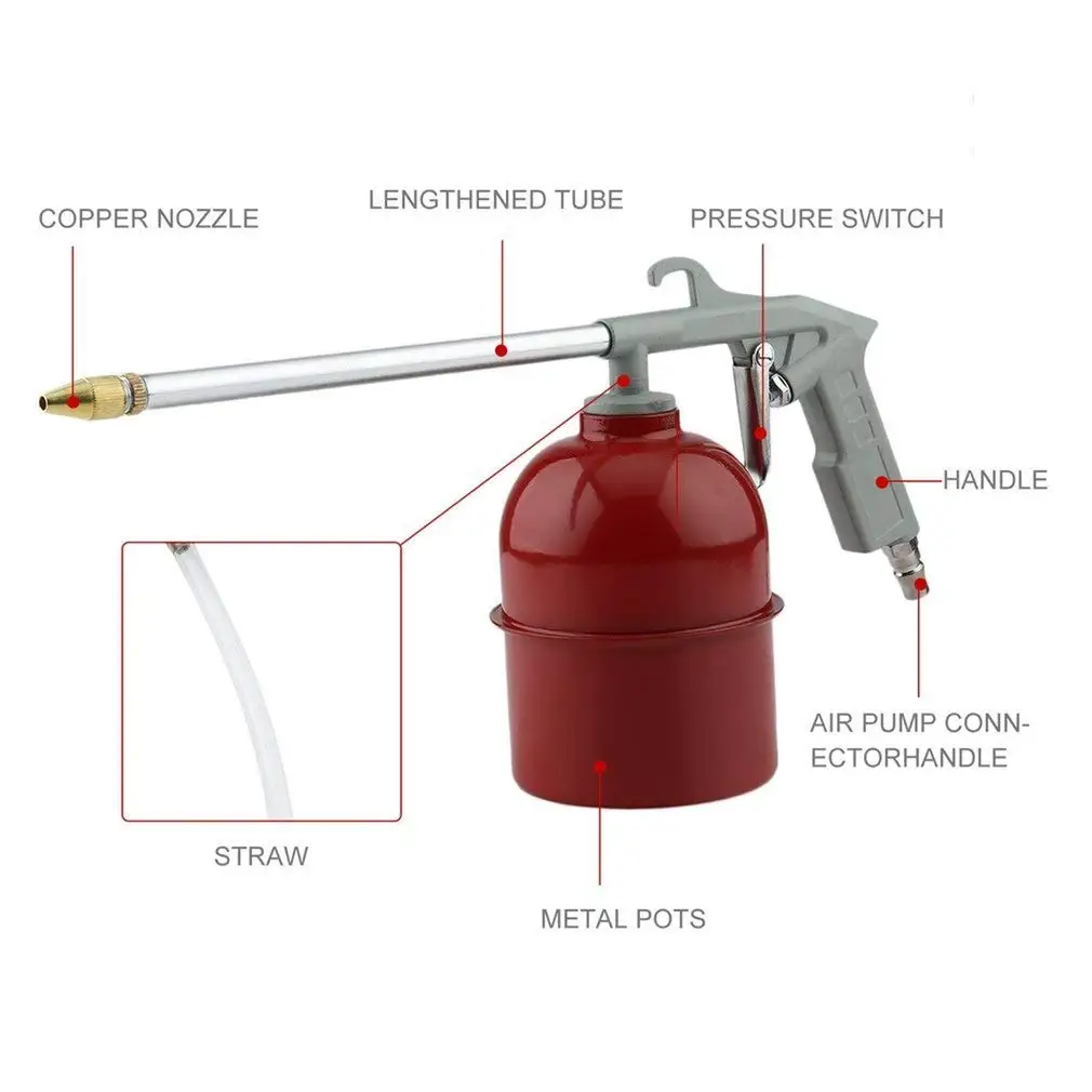 High Pressure Car clean Engine Warehouse  Washer Gun Air Pressure Spray Dust Blow Oil Cleaner Tool Car Water Cleaning Gun