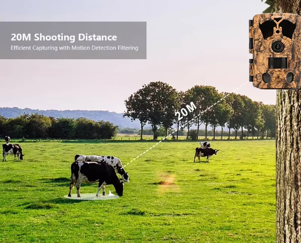 BSTCAM 4K 48M Bluetooth&WiFi APP control IR range 20m/85ft  Control Remote Outdoor Wildlife  Motion Detection Trail Camera