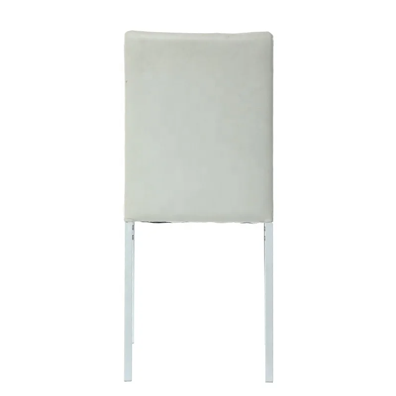 Contemporary PU Leather Dining Room Chair Free Sample Cheap  Wholesale Modern metal Dining Chair Price for Sale