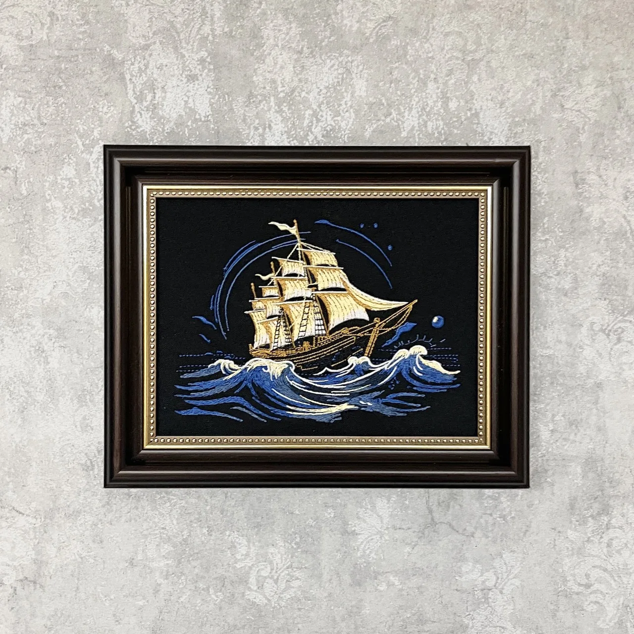 Graduation Gift Business Gift Inspirational Craft Embroidery Sailing 3D Wall Art & Table Decor Office & Home Decor & Accessory