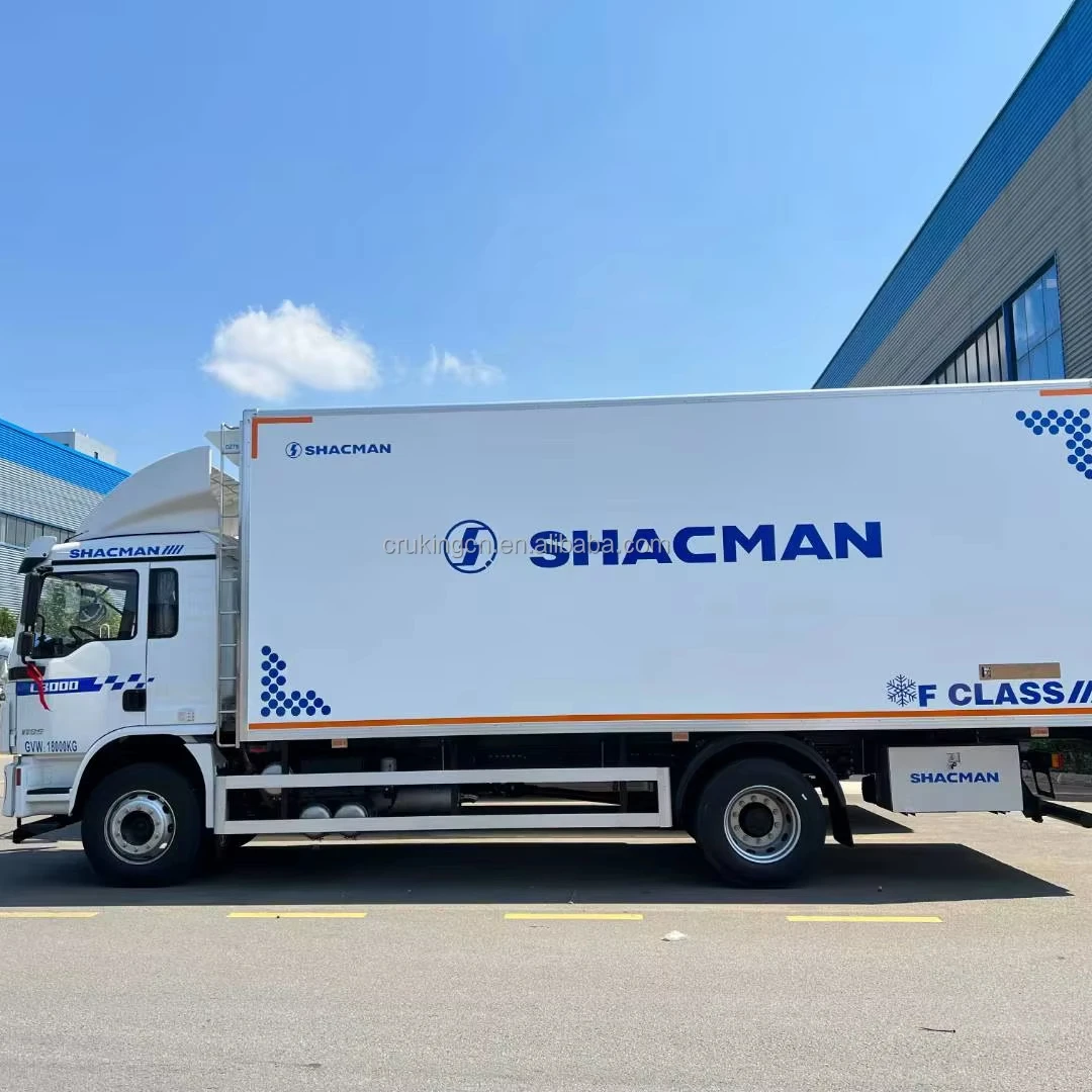 4X2 New 190-210HP Refrigerator Truck 6-10Ton transport vegetable Fruit ice cream Fish meat freezer