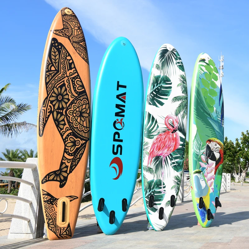 factory manufacture double layer drop stitch sup inflatable stand up paddle boards include surf for kayaking fishing yoga surf