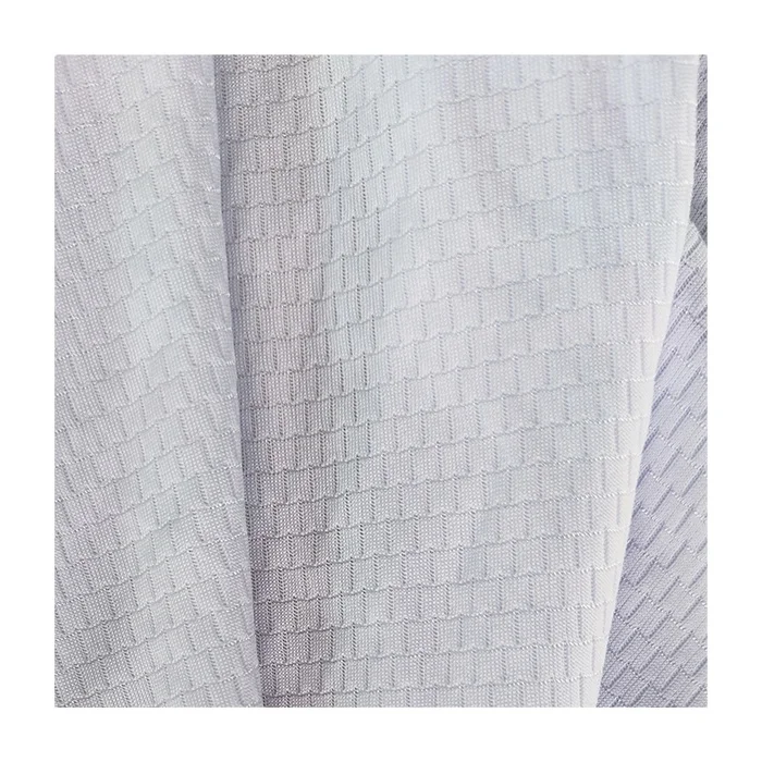 100% polyester  flash mesh moisture permeable fast dry sports outdoor T-shirt cycling clothing fabric