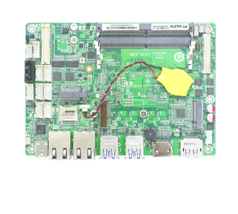 PT-U67TK Support 12V/19V DC power supply 3.5 inch industrial grade mother board 2*LAN/6*COM/8*USB/8*GPIO industrial motherboard