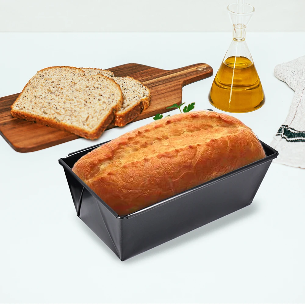 21cm 26cm 31cm 35cm Non-stick Carbon Steel Bread Bakery Roasting Mould Pan Loaf Tin Set
