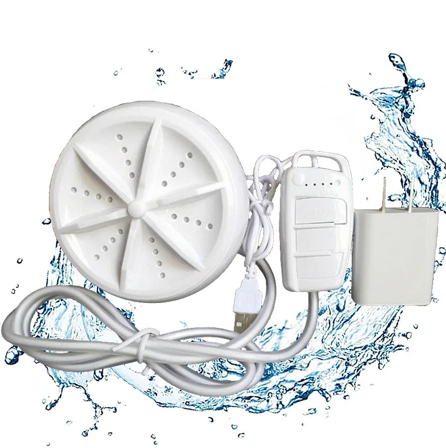 2022 Portable Foldable Washing Machine Mini USB Ultrasonic Turbine Washing Machine Ultrasonic Cleaning For Travellers