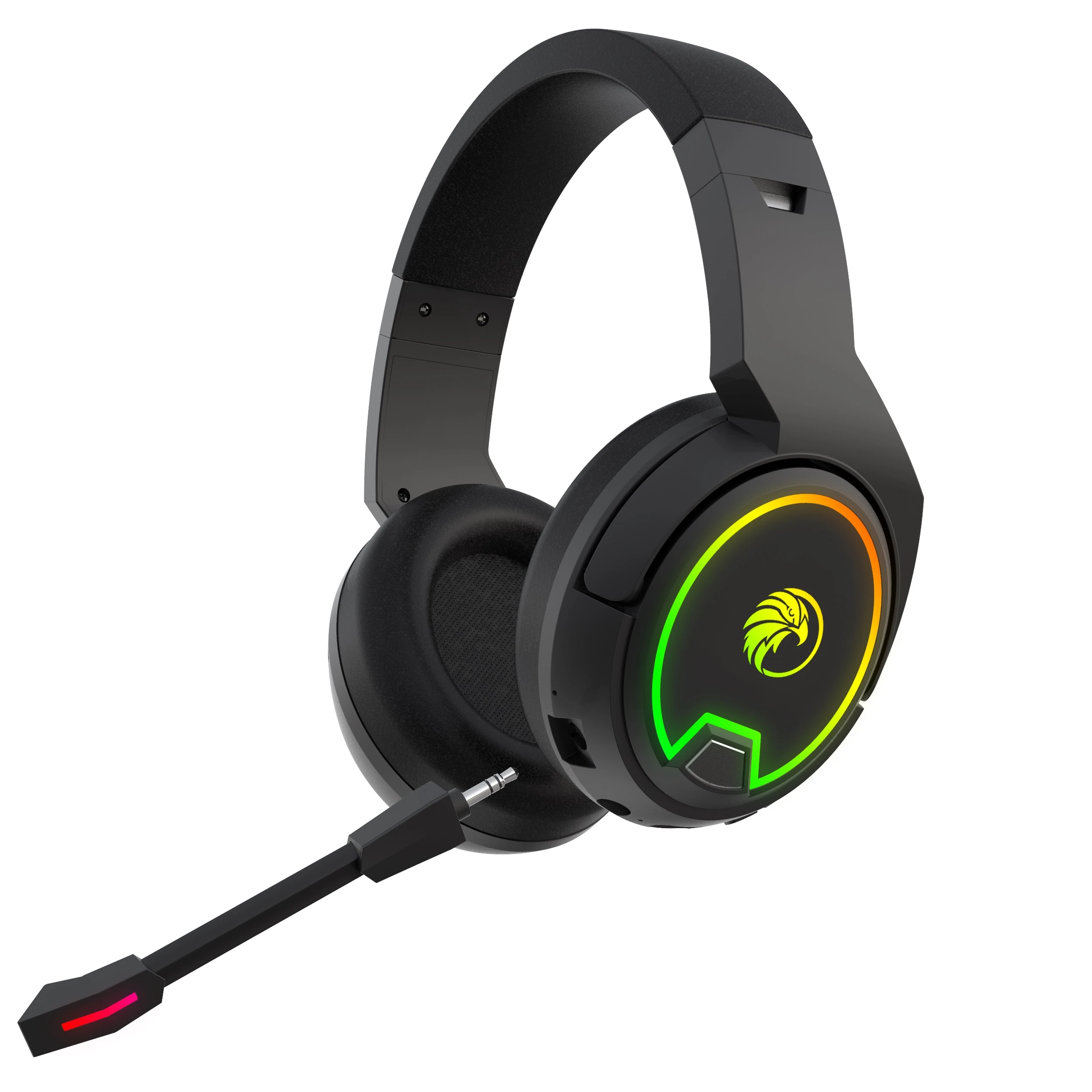Беспроводная игровая стереогарнитура с микрофоном и объемным звуком RGB 7,1