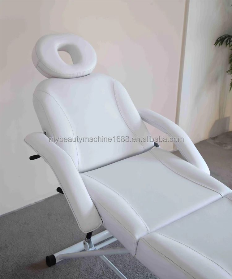 New Design Adjustable White Beauty Salon Furniture High Adjustable Spa Lash Bed Facial Massage Bed
