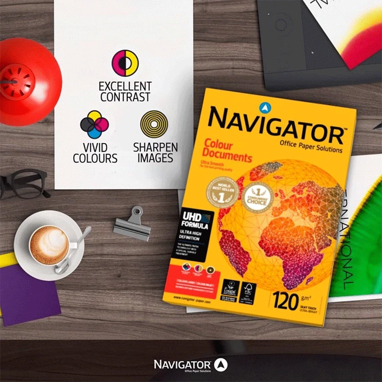 OEM ODM Premium 100% Wood Pulp Office Paper A4 120g Standard Printer Paper Size