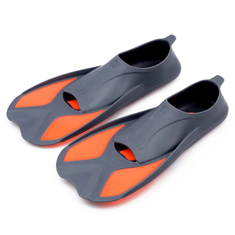 Kids Snorkeling Scuba Short Floating Training Thermoplastic Rubber Pool Flipper Snorkel Fins Freediving Swimming Fins