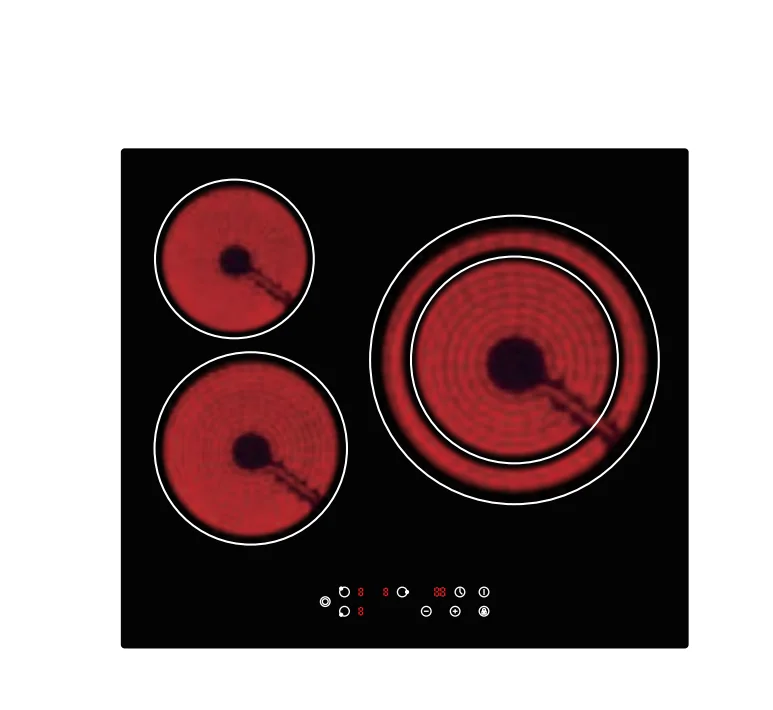 3 burner infrared vitro ceramic cooker