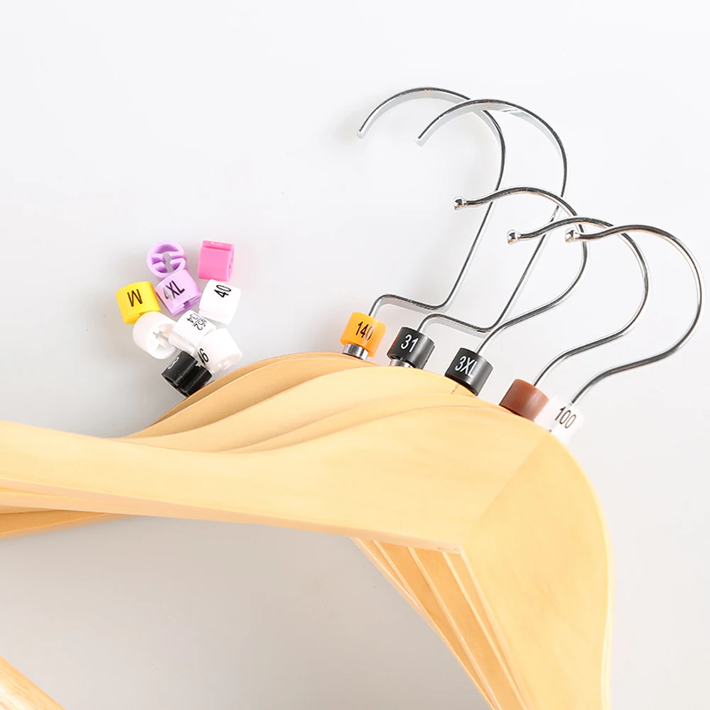 Custom Plastic Round Size Marker Divider for Clothes Hanger