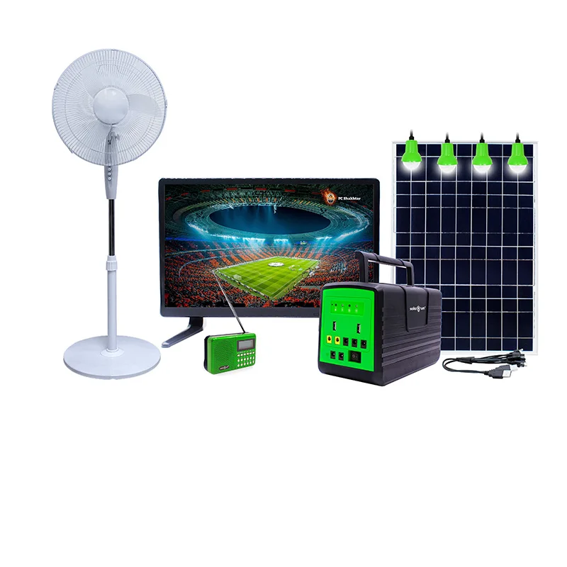 Hybrid Solar Home Kit with Lifepo4 Battery Inverter & Paygo Function Polycrystalline Silicon Solar Panels for Home Power System