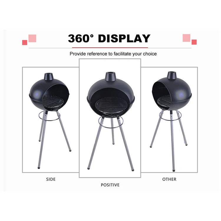 Professional Manufacture Outdoor Patio Wood Burning Heater Firepit Stainless Steel Garden Fire Pit With Chimney