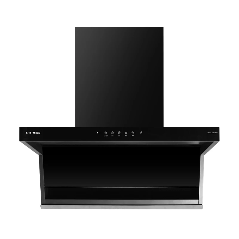 Поставка с завода из нержавеющей стали умный вытяжной капюшон ODM OEM коммерческий Настенный дизайн легкая очистка дымовая вытяжка кухонная электрическая