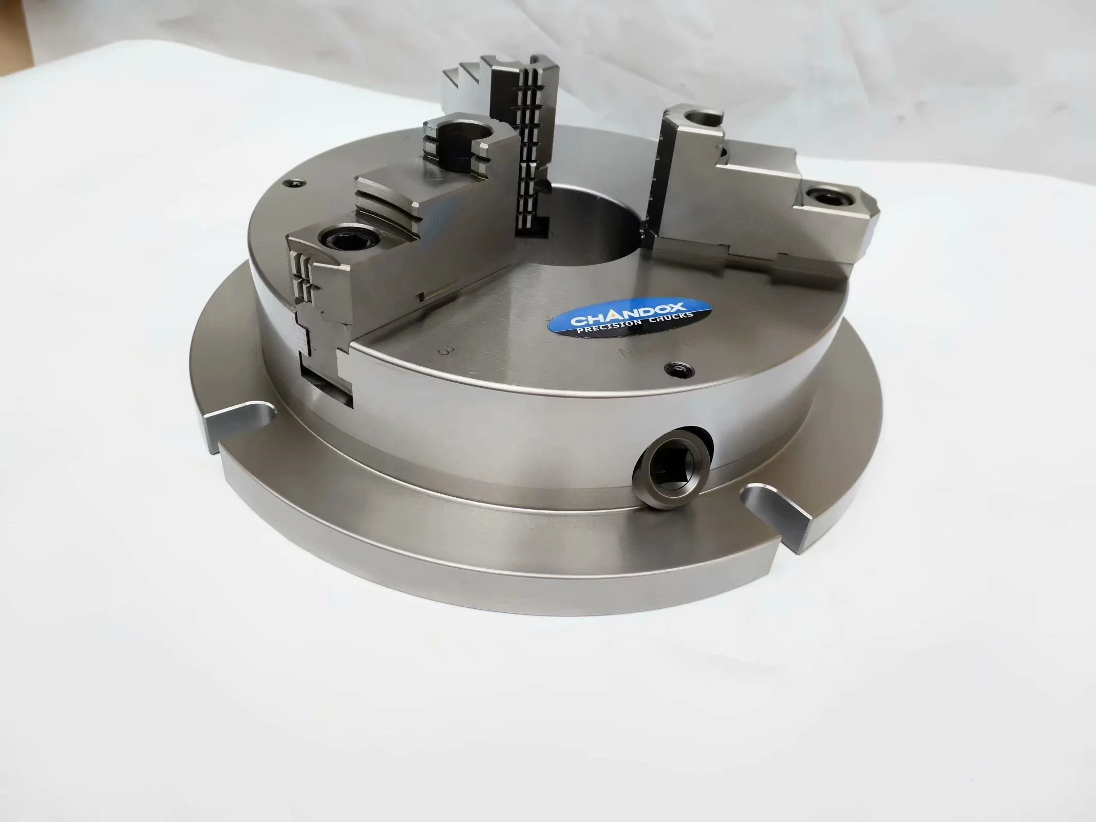 Taiwan CHANDOX Powerful Type Super Thin Chucks NBK-06/NBK-08/NBK-10/NBK-12 Precision Lathe Manual 3jaw Chuck