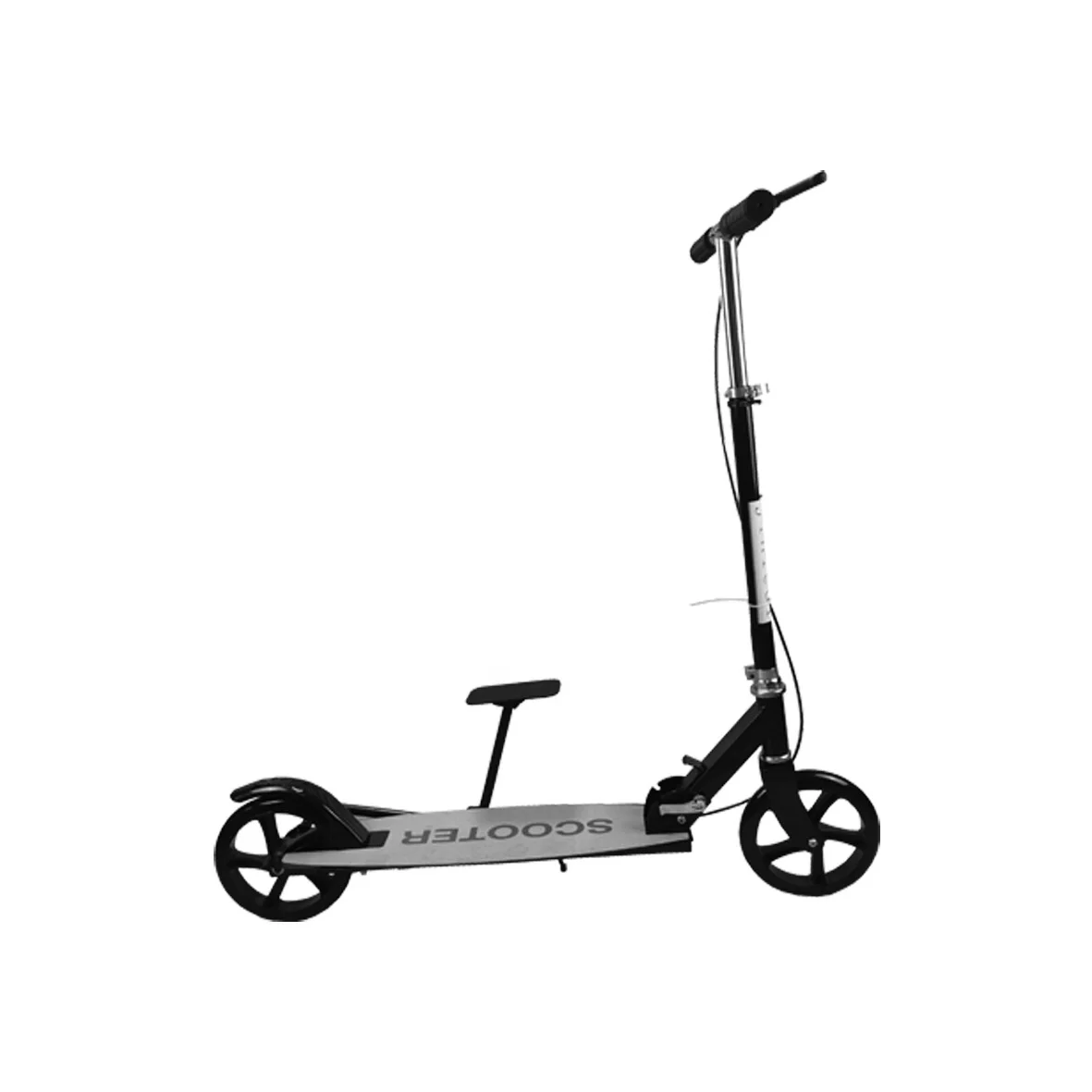 2022 New Style Rubber Wheels/Big Wheels Portable Foldable Foot Kick Scooter Two Wheel Adult Stunt Scooter
