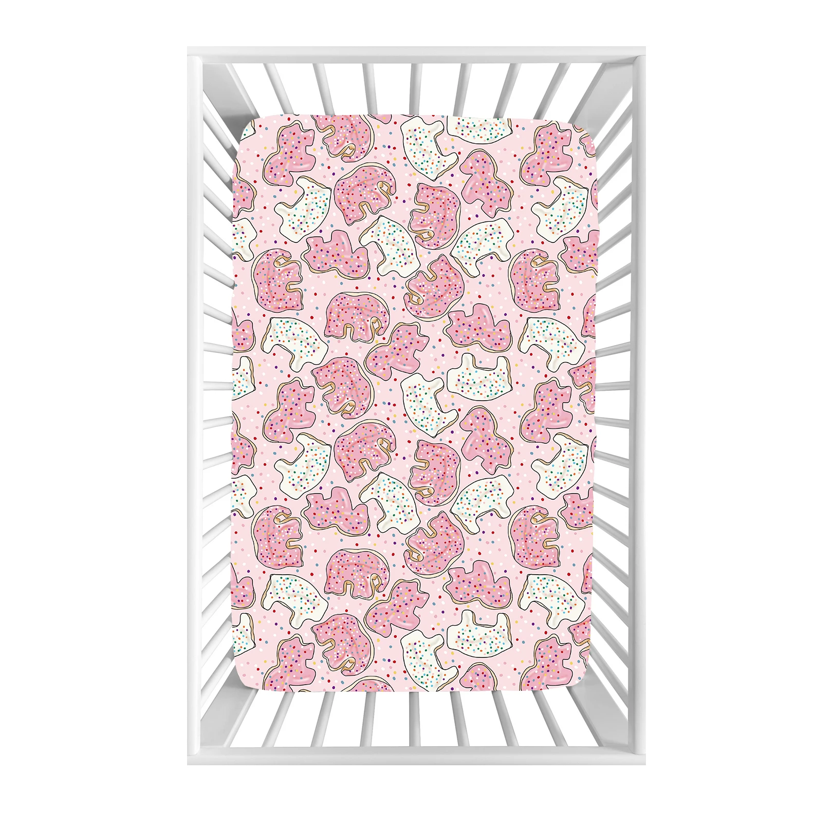 Qingli OEM Checkered Baby Crib Sheets Custom Soft Bamboo Baby Bedding Swaddle Blanket For Baby