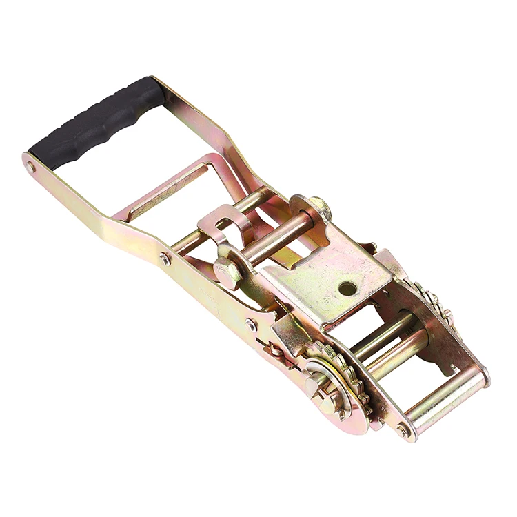 Wholesale Heavy duty zinc plated cargo belt webbing buckle manufacturer tie down metal ratchet lashing buckle