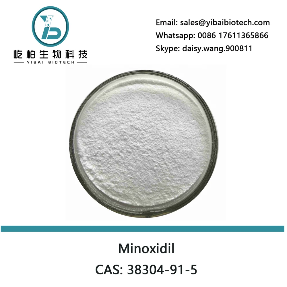 
Good Price Top Quality 99.0% 38304-91-5 (16317-69-4) minoxidil powder 