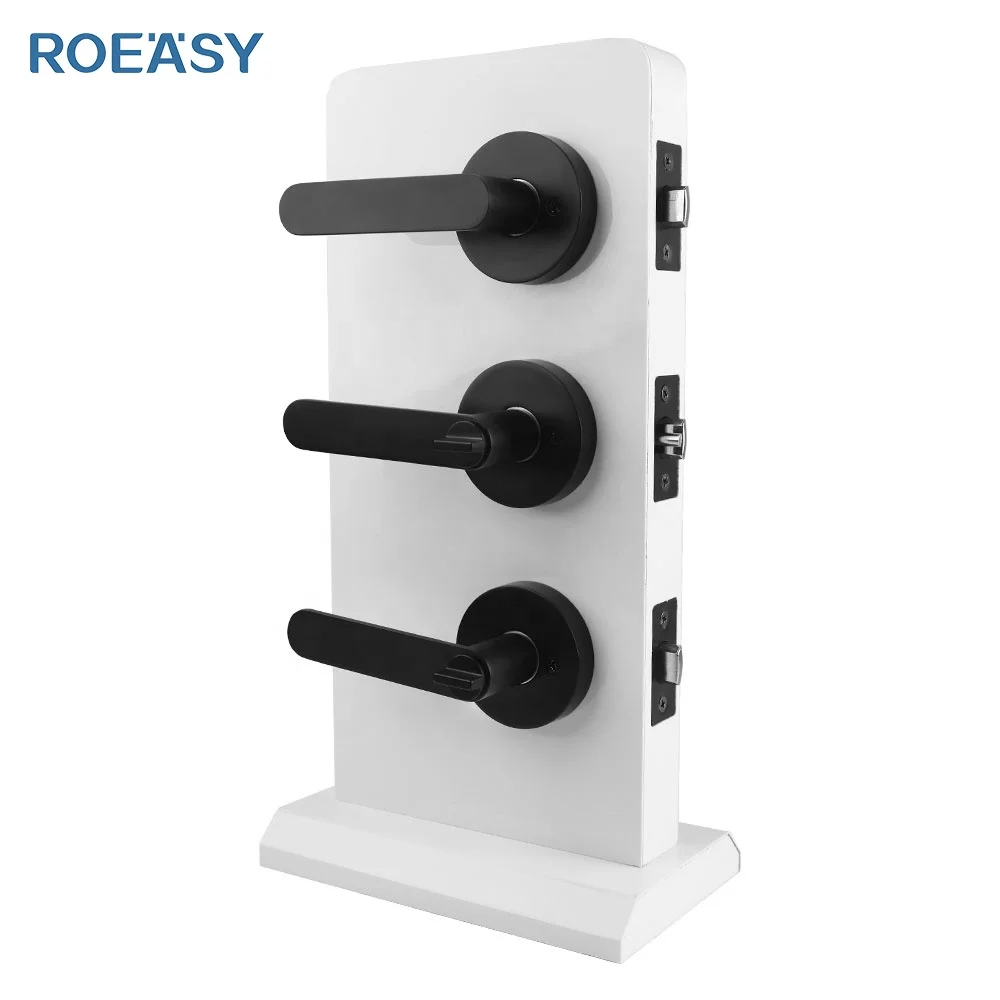 ROEASY door locks for wooden doors lock tubular lever handle hotel room bedroom bathroom furniture locks