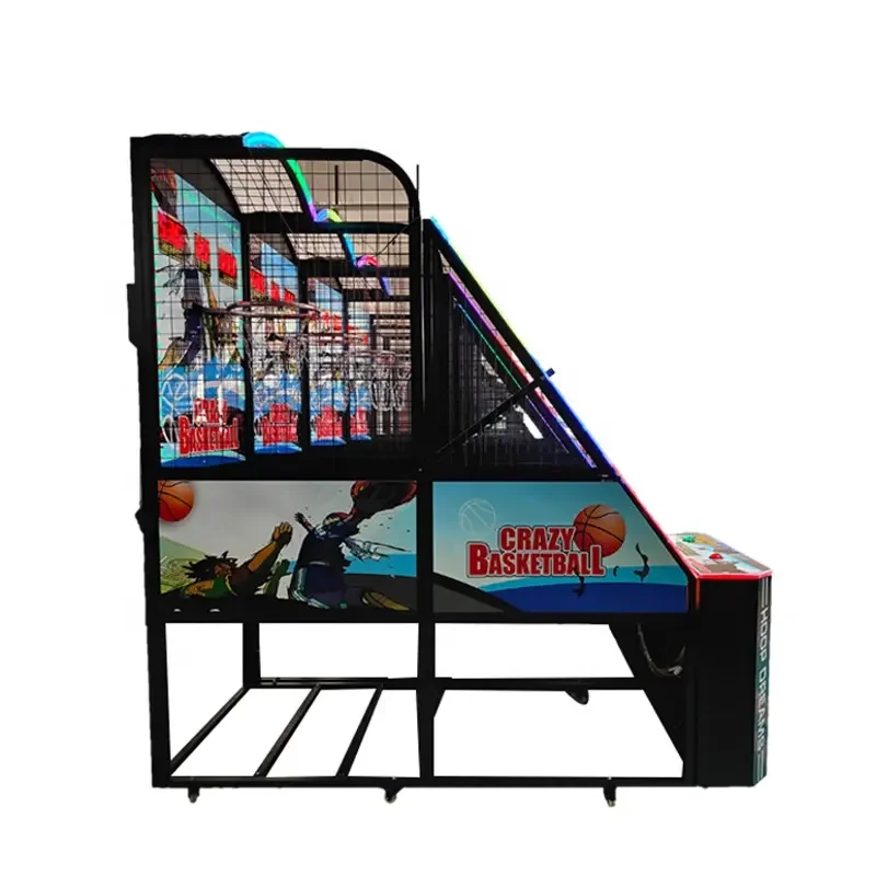 MAKER Popular hoops Child basketball game machine 1 player Street Basketball Arcade Electronic Basketball Shooting Game Machine