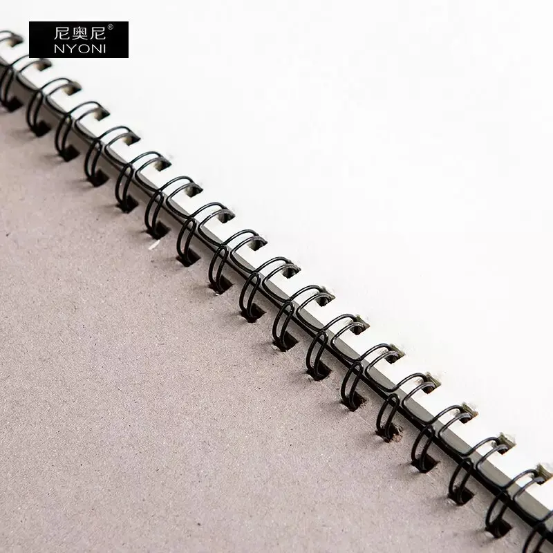 A4 8K 4K 16K Drawing Pad Hardcover Printed Notebook Recycle Blank Kraft Spiral Custom Sketchbook For Artists