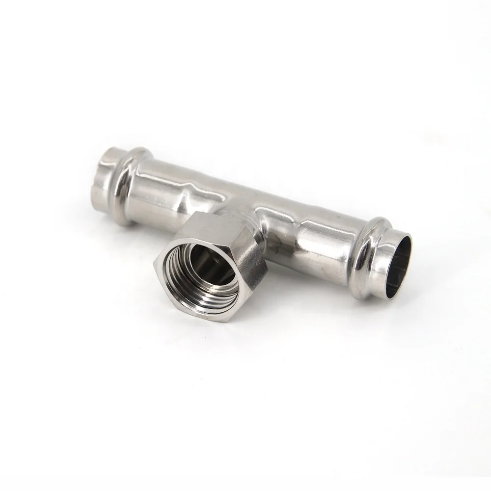 HS stainless steel 304/316 pipe fittings Coupling, Elbow, Tee press fittings