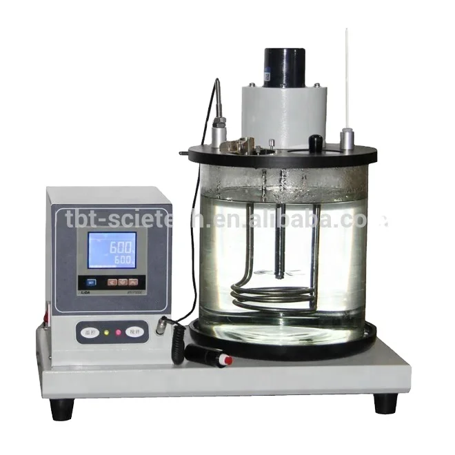 Determine kinematic viscosity of liquid ASTM D445 Capillary viscometer Determine kinematic viscosity Kinematic Viscometer