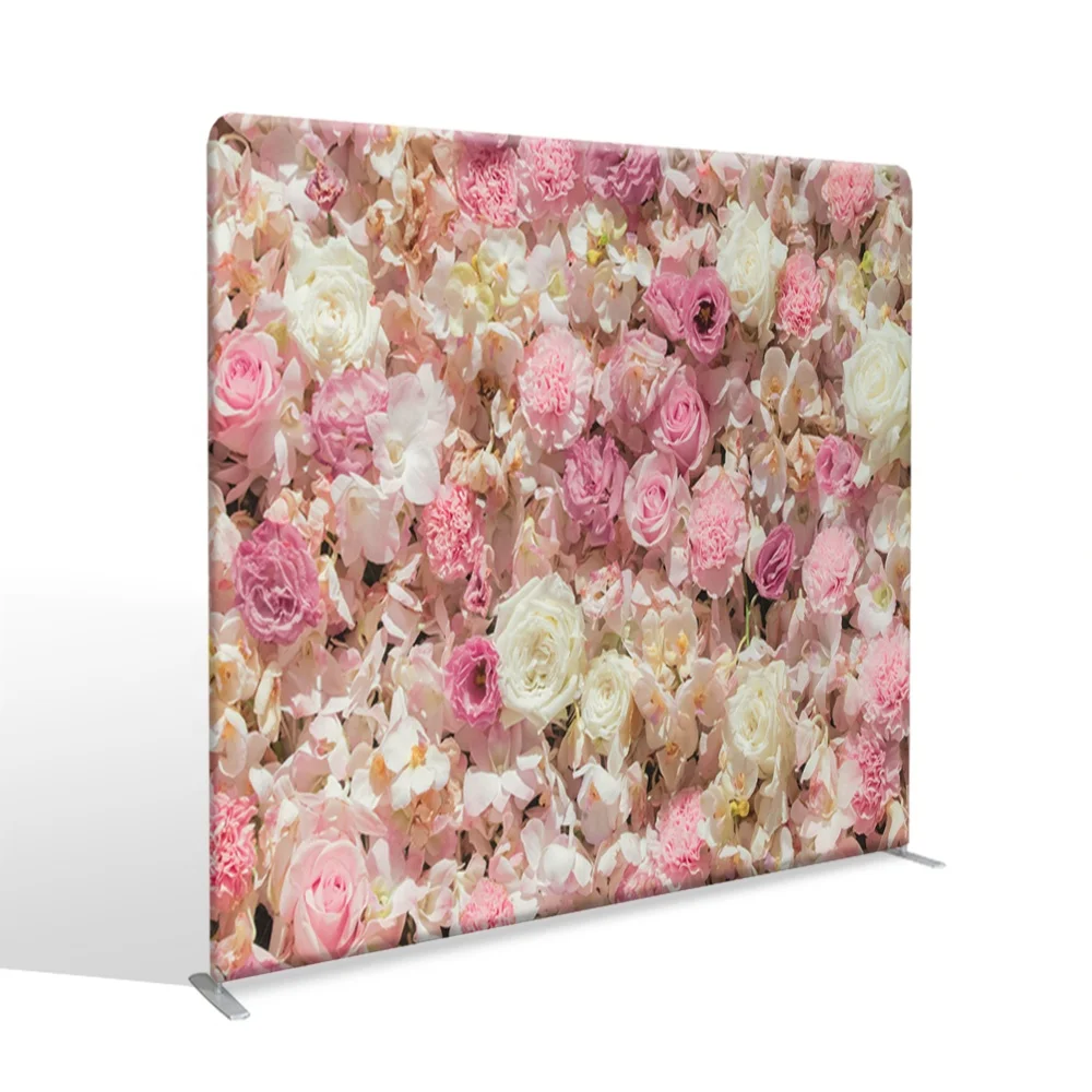 Wholesale 8ft 10ft Economical Tension Fabric Display Advertising Banner Stand for Tradeshow