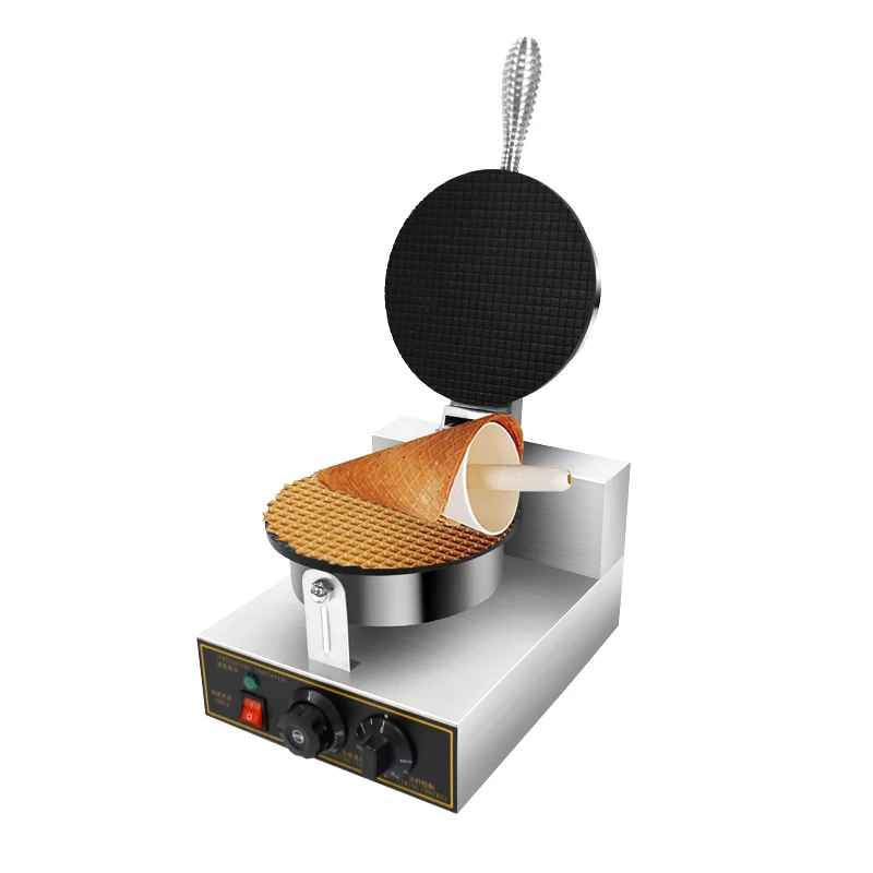 Kitster 220V 1200W коммерческие Снэк вафельница машина мороженного, замороженный йогурт машина для продажи