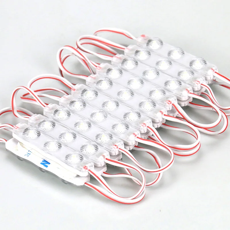 High brightness 12v 1 w led modules waterproof IP 65 module  lens 160 degree for advertising light sign